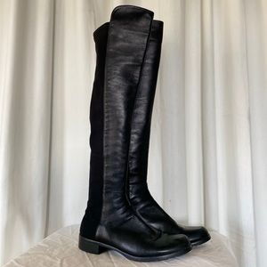 Stuart Weitzman black knee length boot